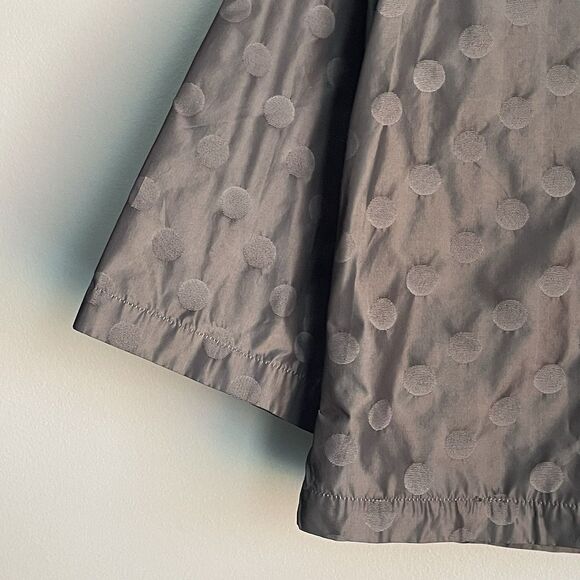 Sun Kim Polka Dot Parachute Top Size M Wide Sleeve Swing Top Jacket Preppy - Picture 7 of 11